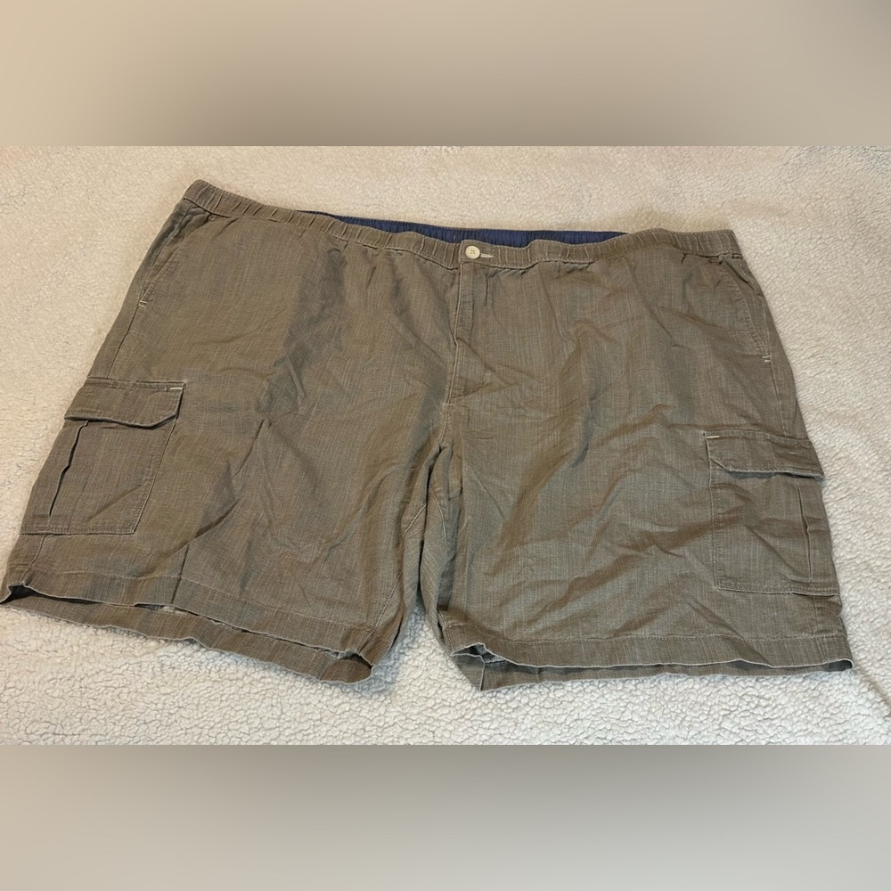 Tommy Bahama 5xl men’s khaki shorts linen blend